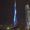 Burj Khalifa toont Belgische vlag