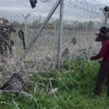 Macedonische agent bewaakt grens
