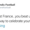 IJsland over Frankrijk