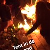 Appelhof on fire