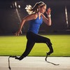 Bladebabe Marlou van Rhijn vlaggendraagster paralympics