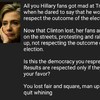 Bericht voor alle Hillary supporterts