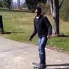 Ik kan een vet trucje op mijn skateboard