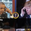 Trump belt met Obama