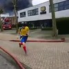 Voetbalspeler is brandweermeneer