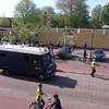 Cambuur fans slopen bussen