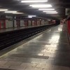 Aardbeving in het metrostation