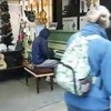 Avondmuziekje op de piano