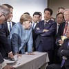 Gaat lekker op de G7 top