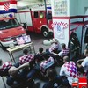 Kroatische brandweer kijkt strafschoppen