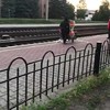 Vrouwtje is laat voor de trein