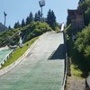Van de skibaan in de zomer