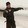 Reporteren in de sneeuw