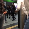 Gekkigheid in de metro