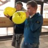 Trapje op met ballon
