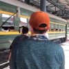 Filmopname bij de trein