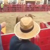 Stoer doen tegen een stier
