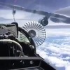 In de cockpit van een F-18