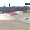 Crash bij start Britse GP