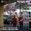 Pakketbezorgers met honkbalknuppel