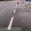 Vrachtwagen vs tolpoort
