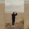 Het waait hard in Scheveningen!