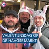 Valentijnsdag op de Haagse markt
