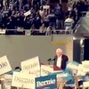 Nazivlag bij Bernie toespraak