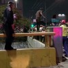 Mexicaanse politie tackelt springer
