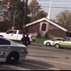 Vluchten met de politieauto