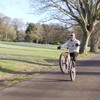 Fietsen op een roller