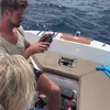 Drone op laten stijgen vanaf een boot
