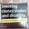 Lachen om je sigarettenpakje