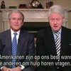 Bush en Clinton steunen Haiti