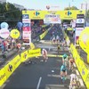 Crash bij finish Ronde van Polen
