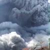 Vulkaan Sumatra actief