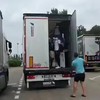 Sloveense trucker ontdekt verstekelingen