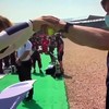 F1-coureur traint reflexen