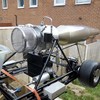 100mph Jet Powered Go Kart in je schuur