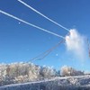 Stroomkabels sneeuwvrij maken