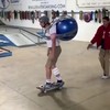 Skateboard skippybal en tape