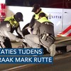 Arrestaties tijdens Rutte speech