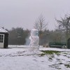 Das pech, sneeuwpop weg
