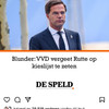 Blunder bij de VVD