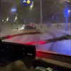 Achtervolging in de sneeuw