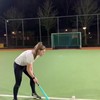 Hockeymeisje met mooie slag
