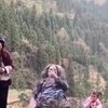 Dansbaas ergens op een berg