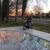 Voor Klokkie indroppen met scooter