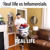 Infomercials vs het echte leven