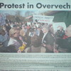 Protest in Overvecht